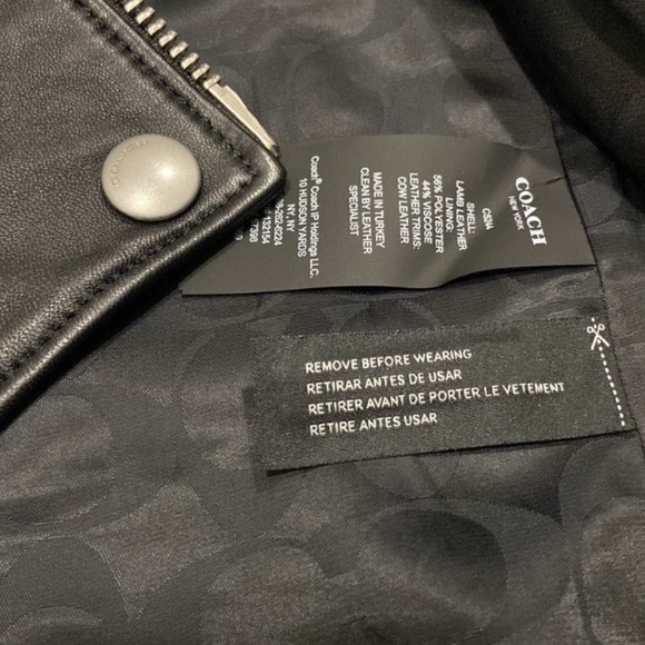 Coach 100% Leather Jacket for Women - Picture 10 of 16